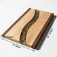 ARTISAN COLLECTION: CB-213 (River Rock Epoxy Serving Board - Large)