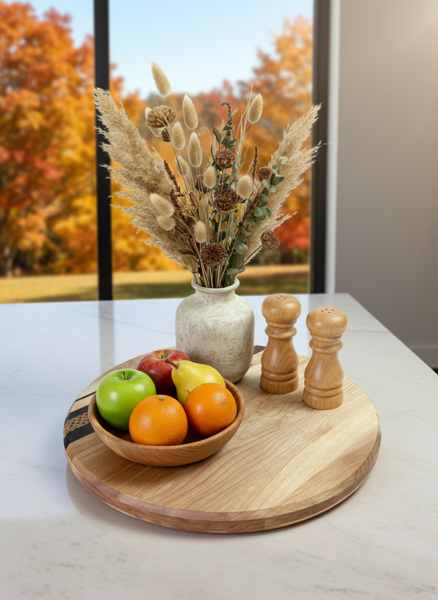 Lazy Susan - Modern Dot Motif (Med size)