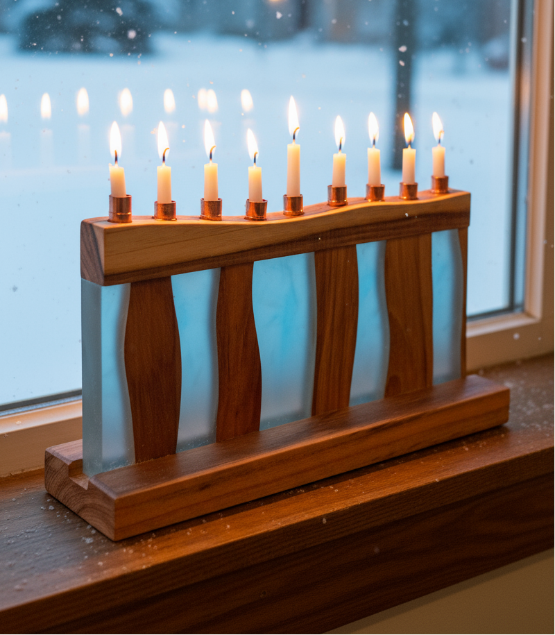 Hanukah Menorah - 201
