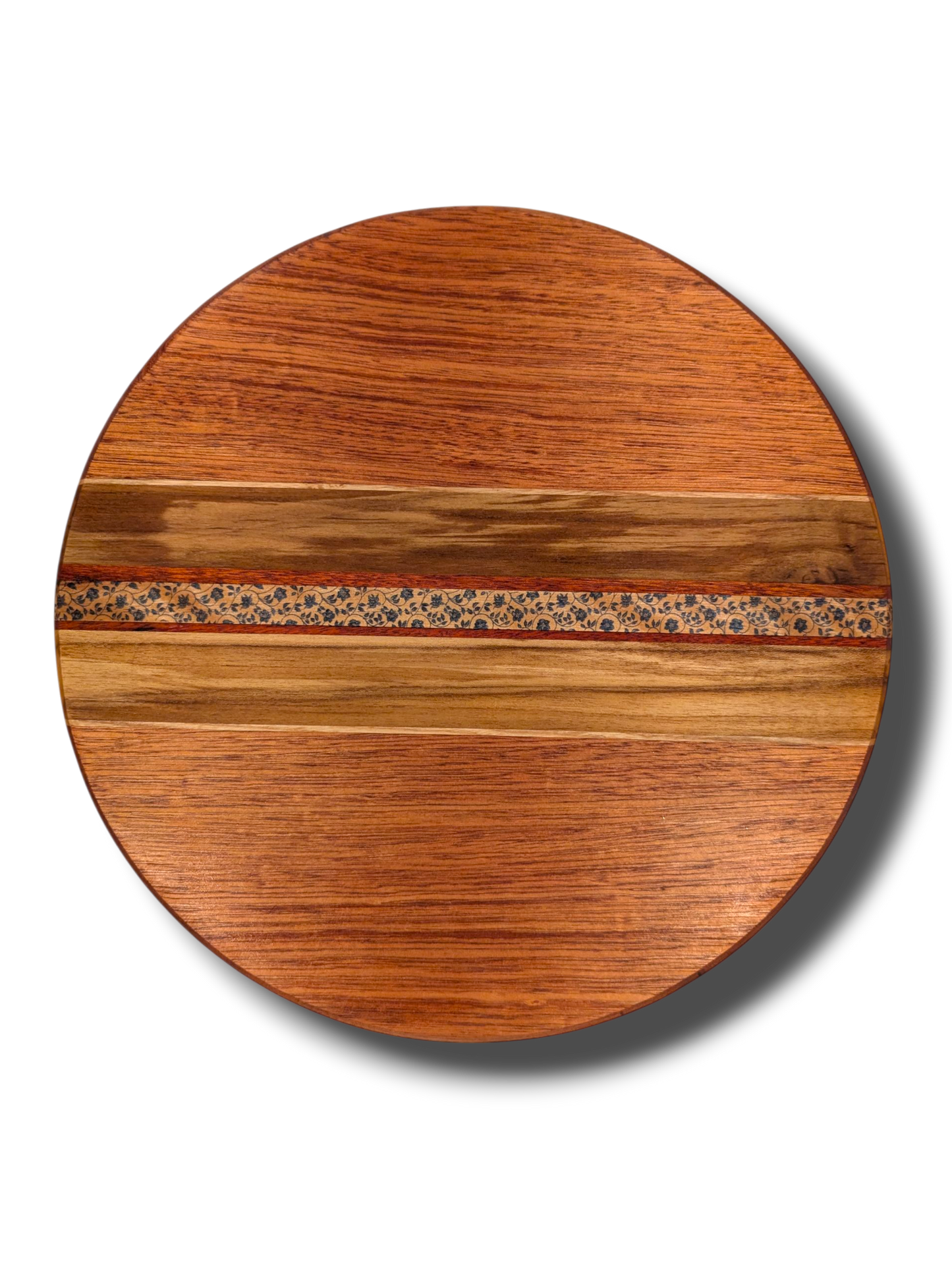 Lazy Susan - Floral Rustic Motif-1 (Large size)